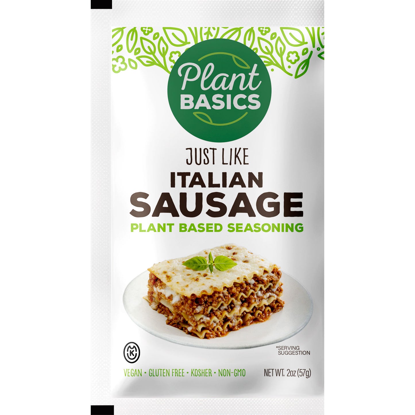Plant Based Seasoning - Just Like Italian Sausage, 2 oz. pouch