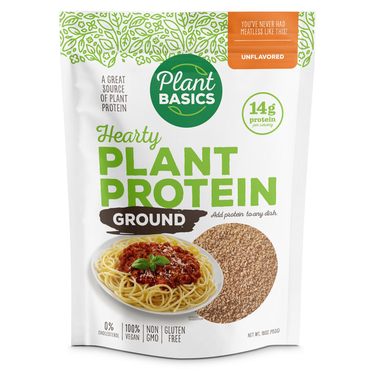 Hearty Plant Protein - Unflavored Ground